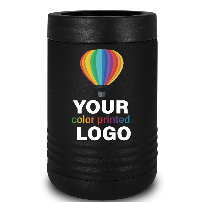 12 oz Insulated Can Cooler -Mix & Match- Bulk Wholesale Personalized Engraved or Full Color Print Logo