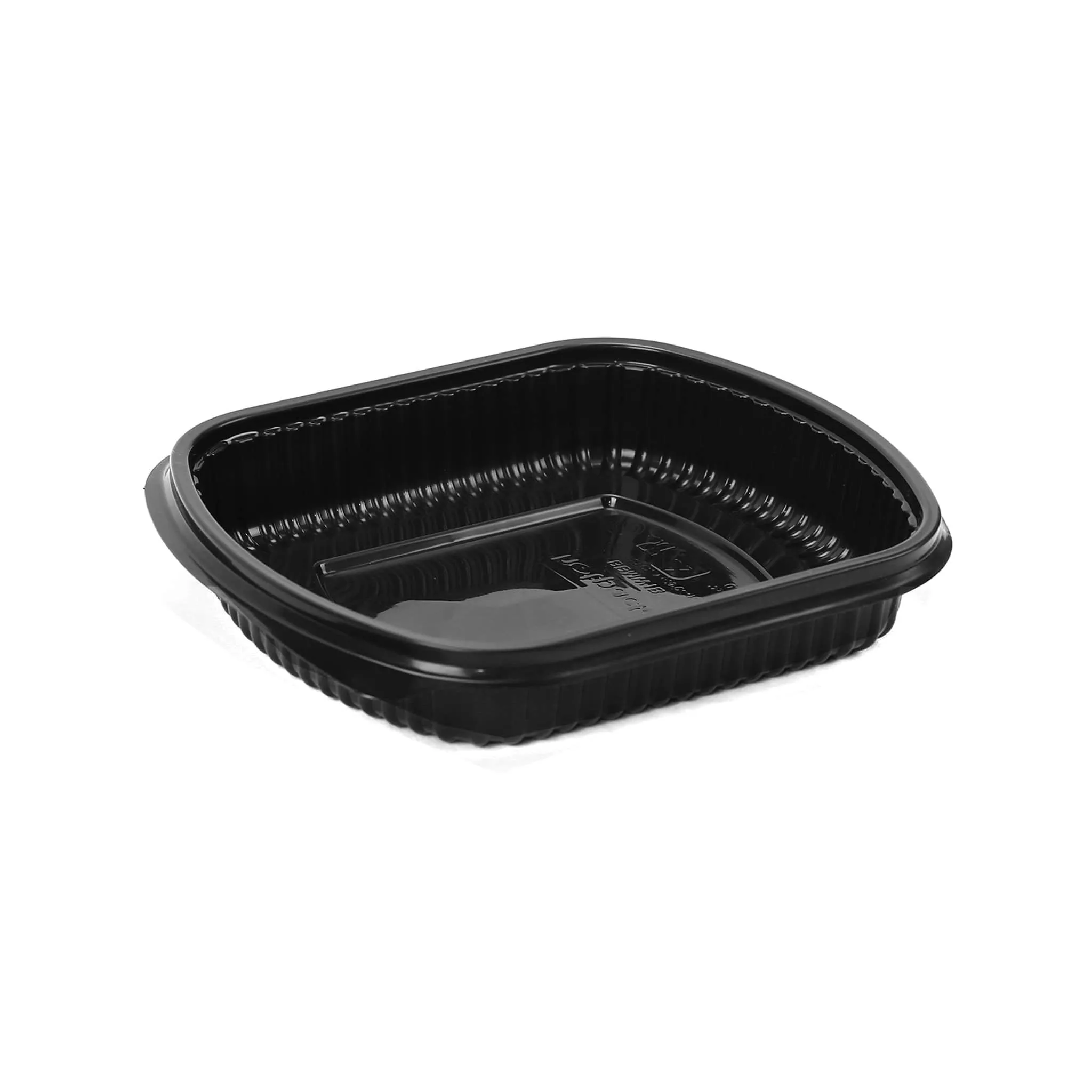 250 Pieces Black Base Rectangular Container With Lid