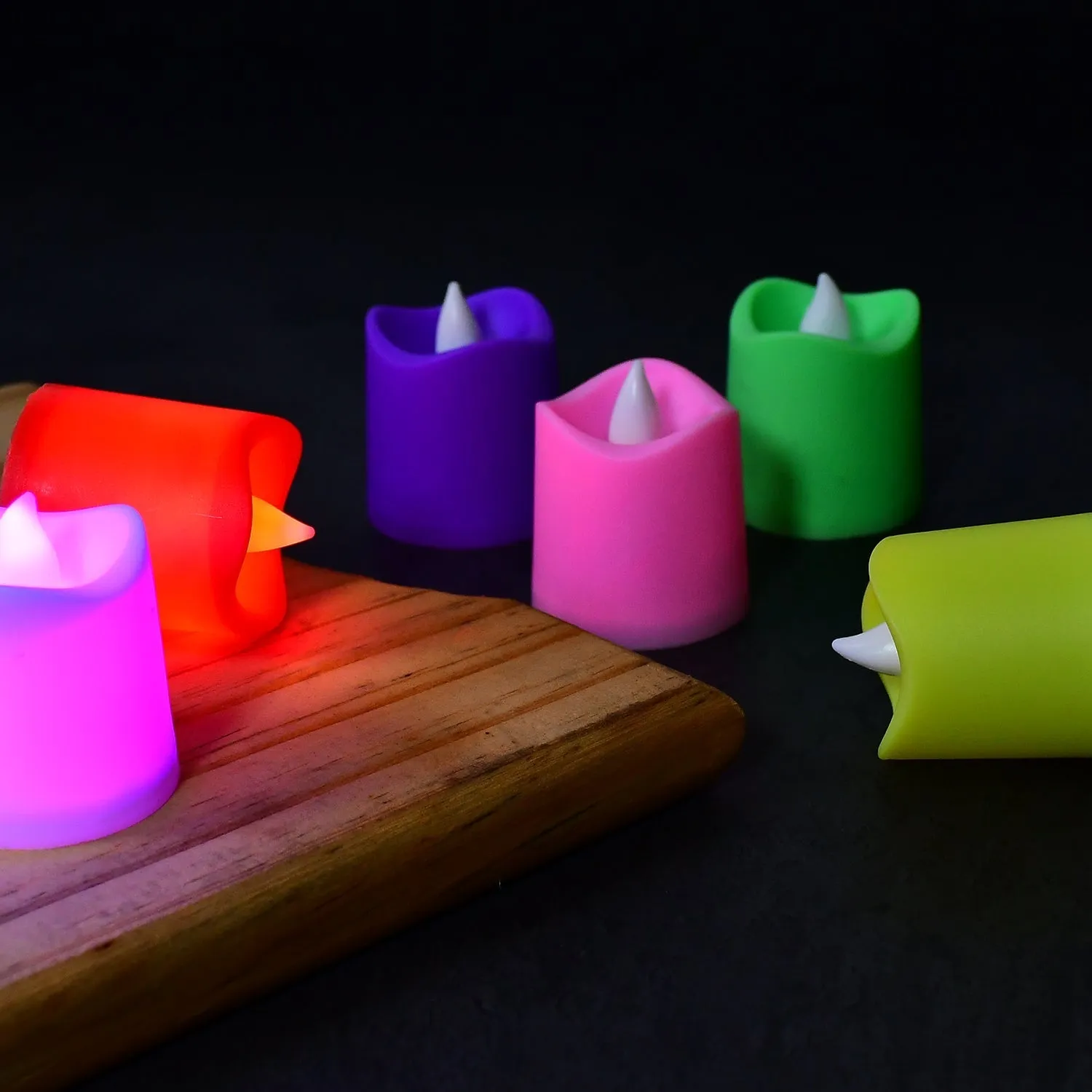 6430 1PC FESTIVAL DECORATIVE - LED TEALIGHT CANDLES | BATTERY OPERATED CANDLE IDEAL FOR PARTY.