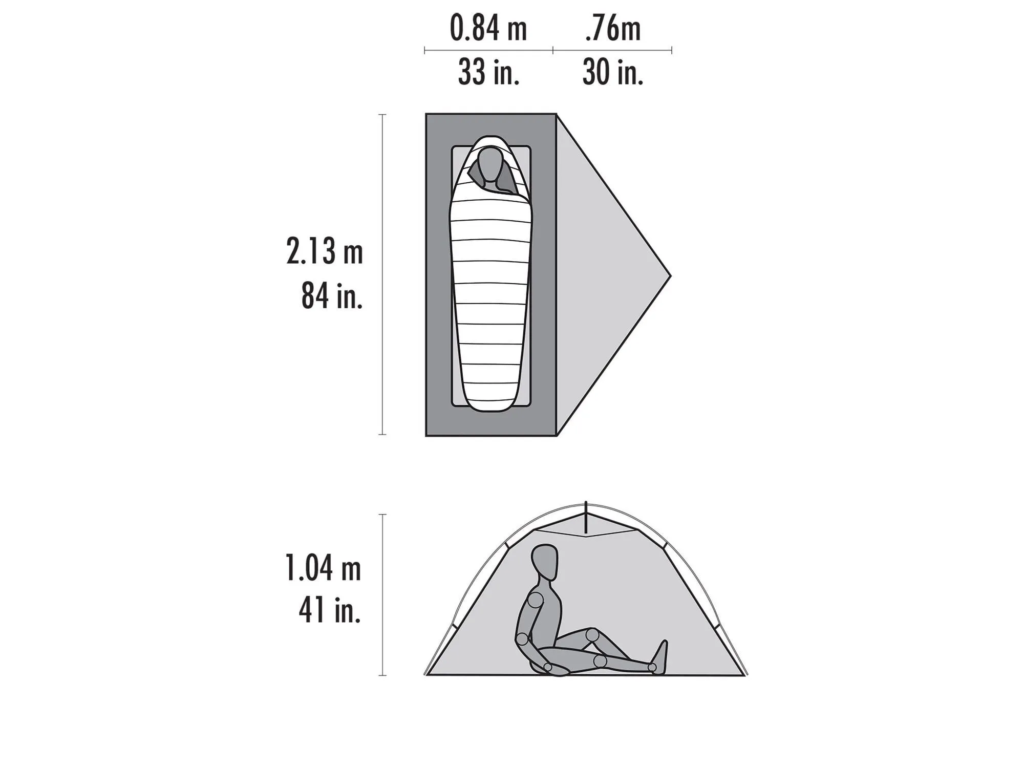 **Access 1 Ultralight Four-Season Solo Camping Tent - Compact, Waterproof, and Easy Set-Up**