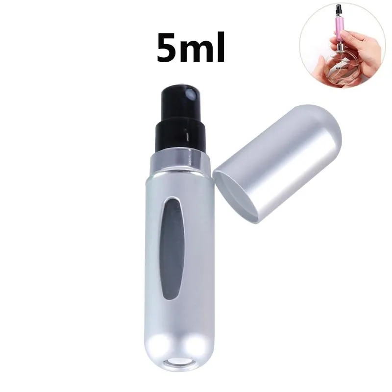 Aluminium Mini Portable Perfume Refillable Travel Spray Bottle