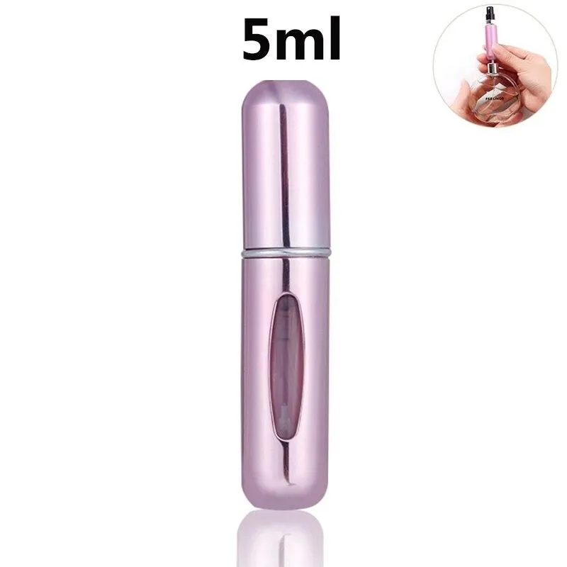 Aluminium Mini Portable Perfume Refillable Travel Spray Bottle