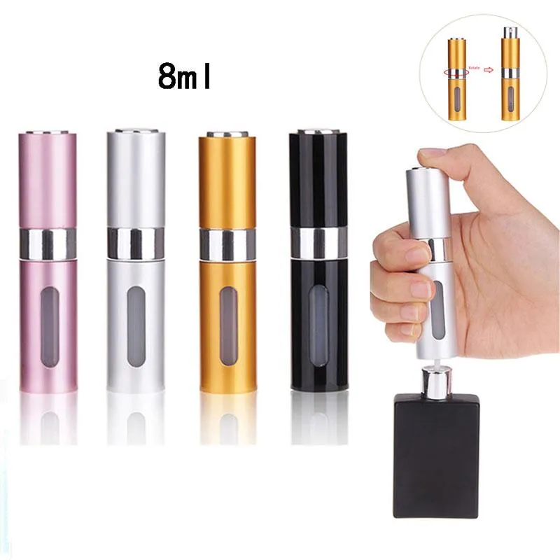 Aluminium Mini Portable Perfume Refillable Travel Spray Bottle