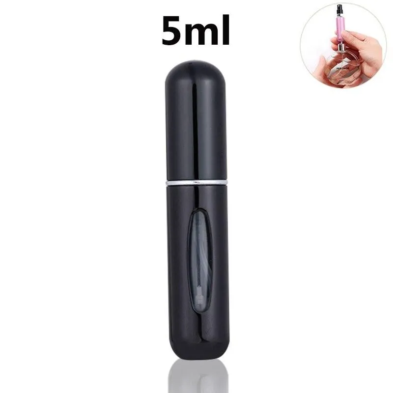 Aluminium Mini Portable Perfume Refillable Travel Spray Bottle