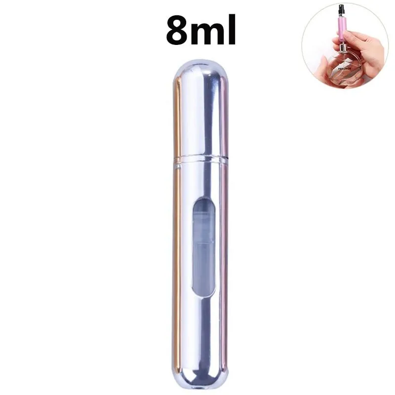 Aluminium Mini Portable Perfume Refillable Travel Spray Bottle