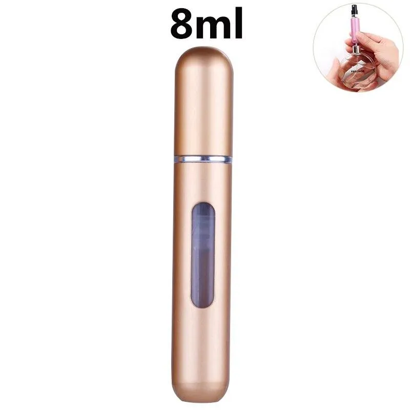 Aluminium Mini Portable Perfume Refillable Travel Spray Bottle