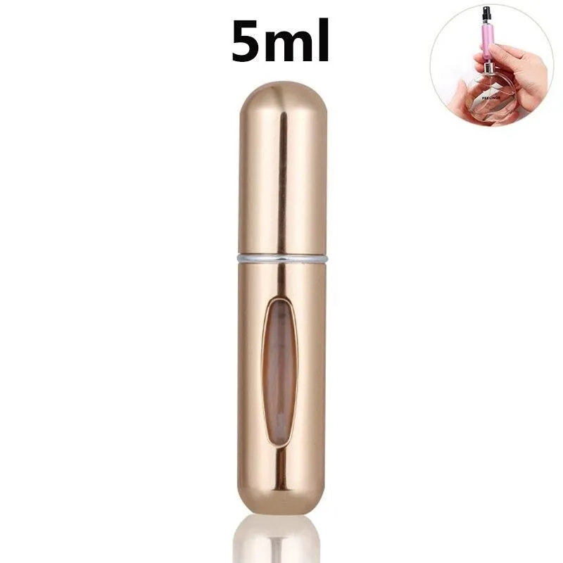 Aluminium Mini Portable Perfume Refillable Travel Spray Bottle