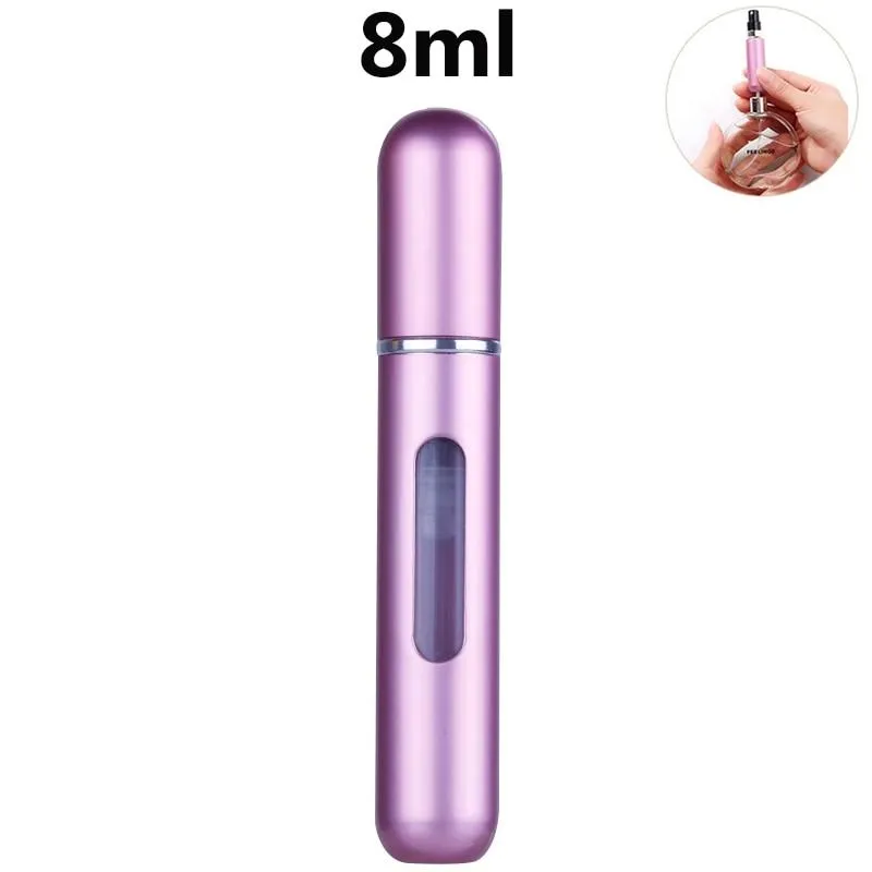 Aluminium Mini Portable Perfume Refillable Travel Spray Bottle