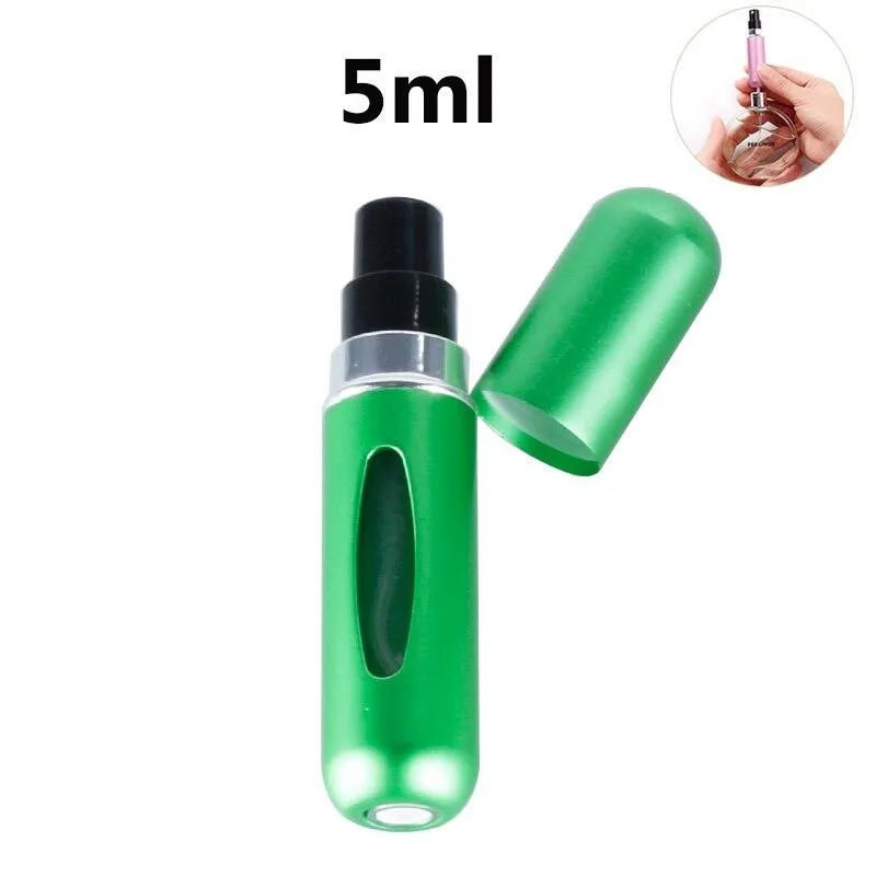 Aluminium Mini Portable Perfume Refillable Travel Spray Bottle