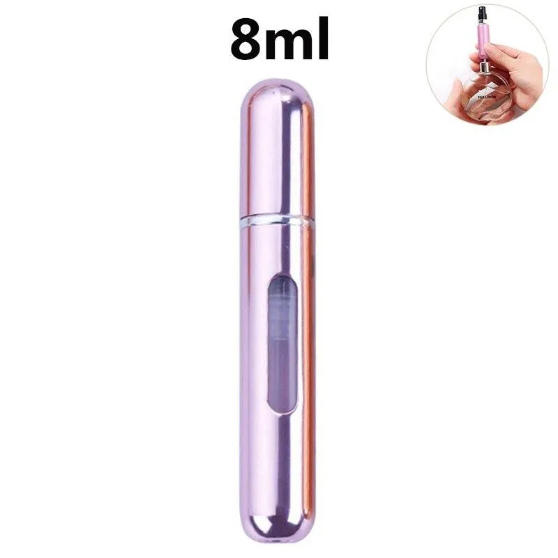 Aluminium Mini Portable Perfume Refillable Travel Spray Bottle