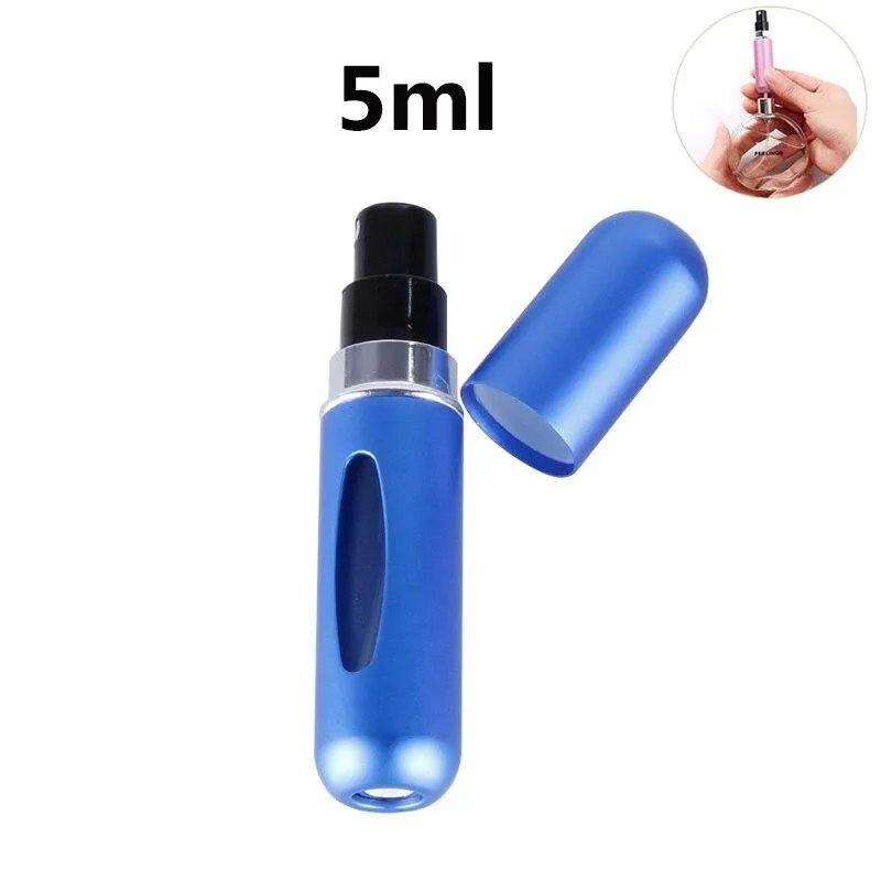 Aluminium Mini Portable Perfume Refillable Travel Spray Bottle