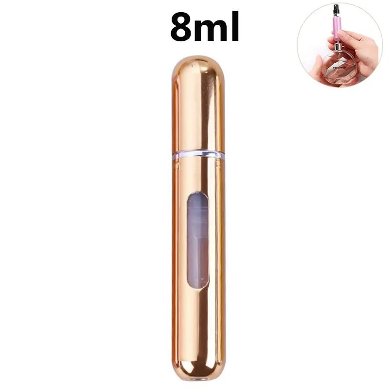 Aluminium Mini Portable Perfume Refillable Travel Spray Bottle