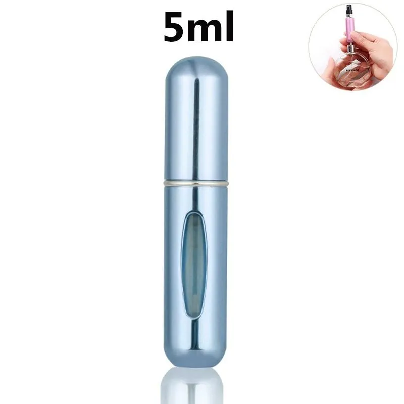 Aluminium Mini Portable Perfume Refillable Travel Spray Bottle