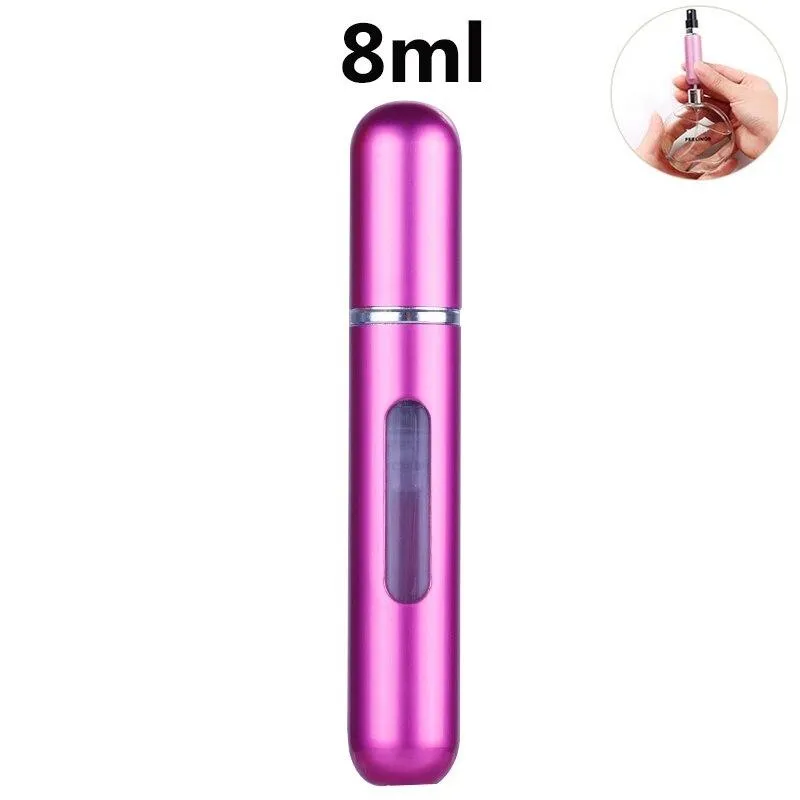 Aluminium Mini Portable Perfume Refillable Travel Spray Bottle