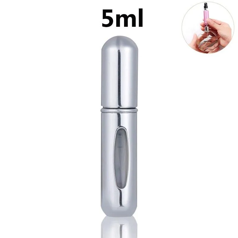 Aluminium Mini Portable Perfume Refillable Travel Spray Bottle