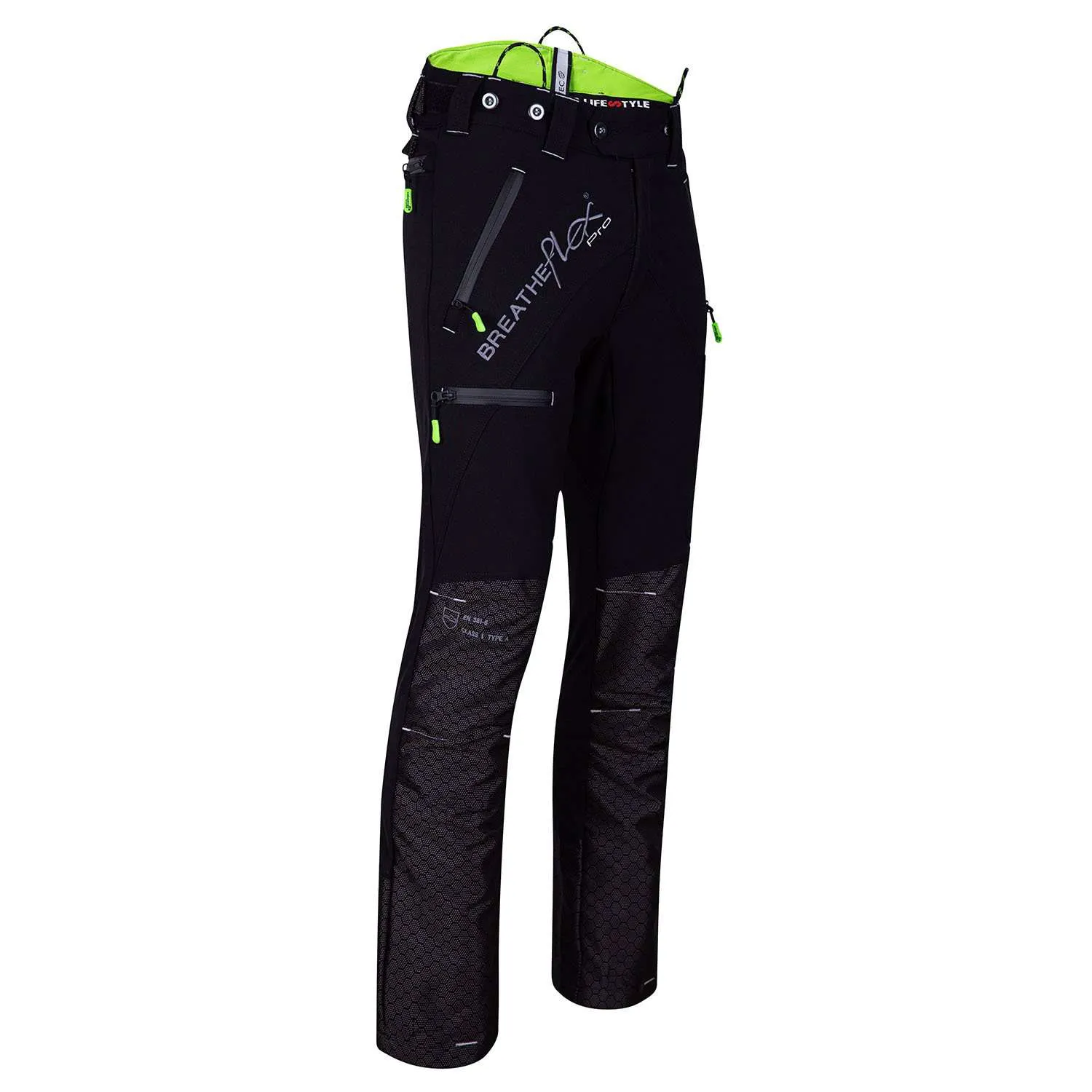 AT4071 Freestyle Chainsaw Pants Design C Class 1 - Black