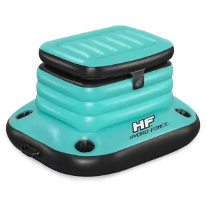 Bestway Hydro-Force Glacial Sport 9.43 Gallon Inflatable Floating Cooler, Teal