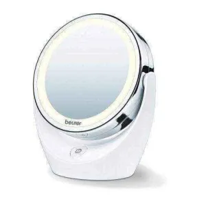 BEURER Mirror with LED backlight BS 49, makeup mirror with lights