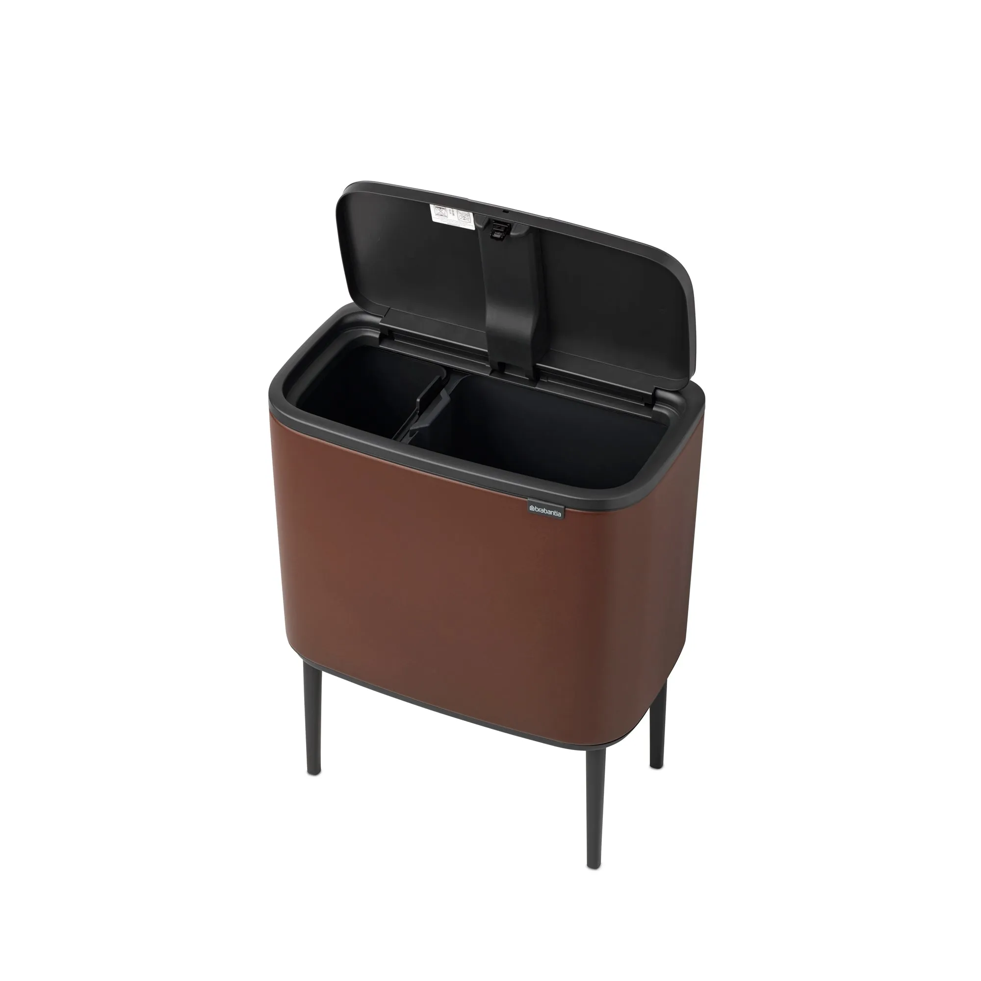 Bo Touch Bin 11   23L - Mineral Cosy Brown NEW