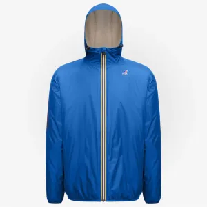 Claude Orsetto - Unisex Sherpa Lined Waterproof Full Zip Rain Jacket in Blue Royal Marine