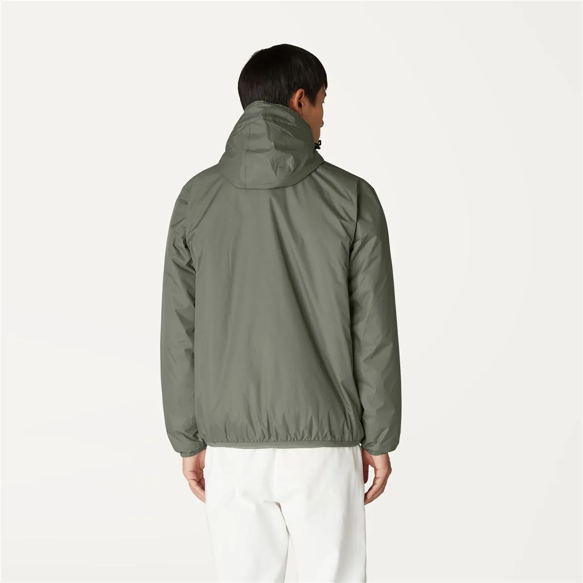 Claude Warm - Unisex Full Zip Waterproof Padded Jacket in Green Blackish