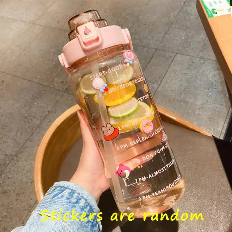 Colorful Frosted Water Bottle