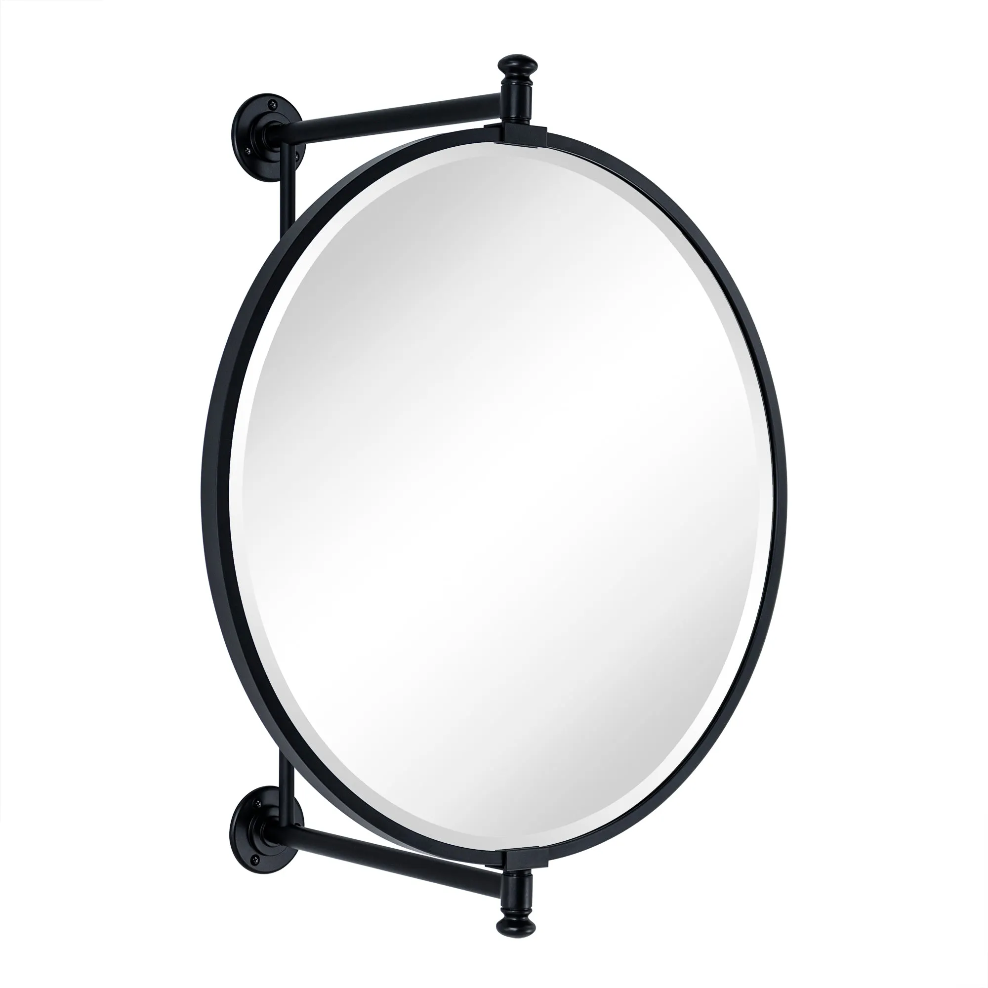 Corrente Rectangle Swivel Rotate Mirror Pivot-N-View Mirror for Bathroom Tilt Metal Framed Wall Mounted Bathroom Vanity Mirror