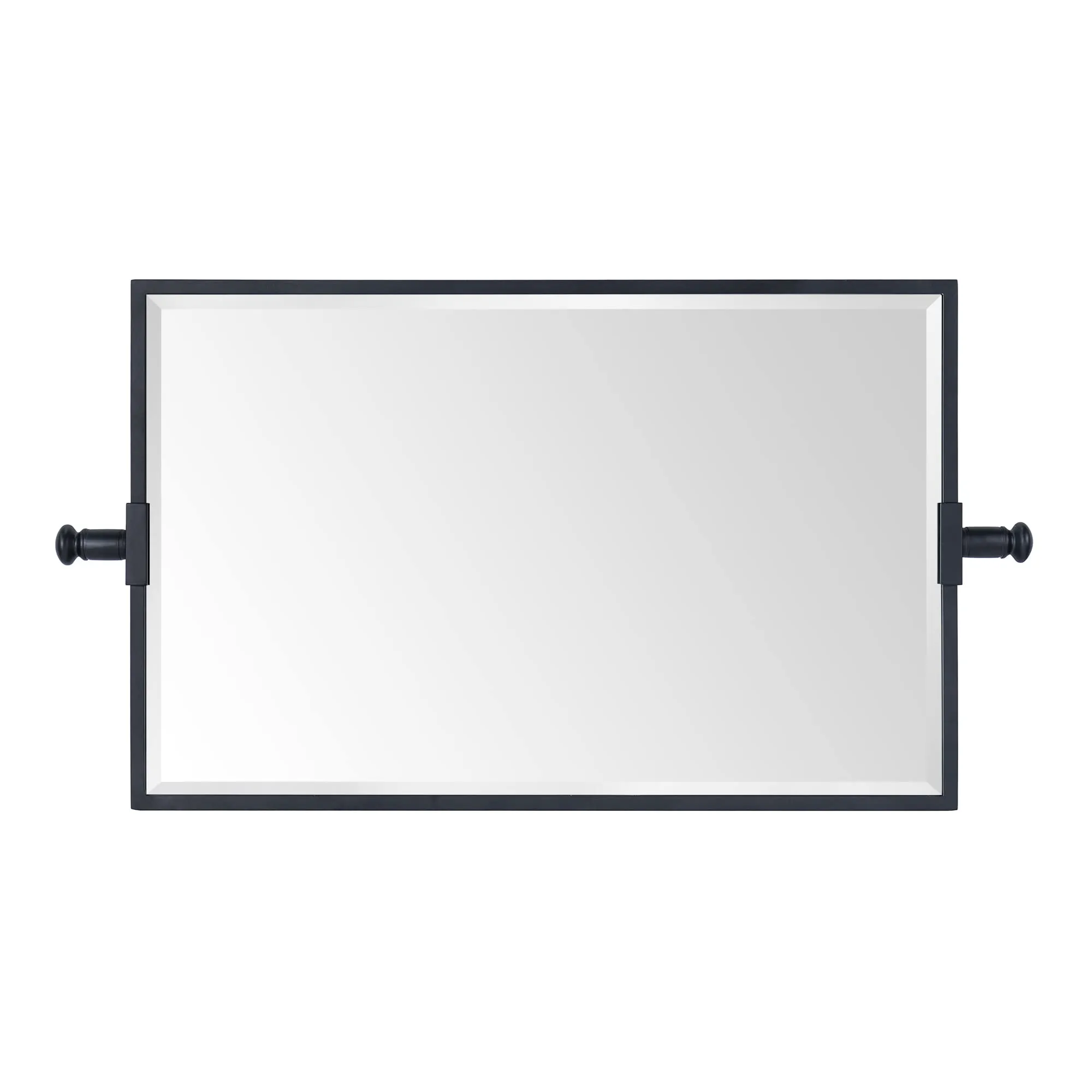 Corrente Rectangle Swivel Rotate Mirror Pivot-N-View Mirror for Bathroom Tilt Metal Framed Wall Mounted Bathroom Vanity Mirror