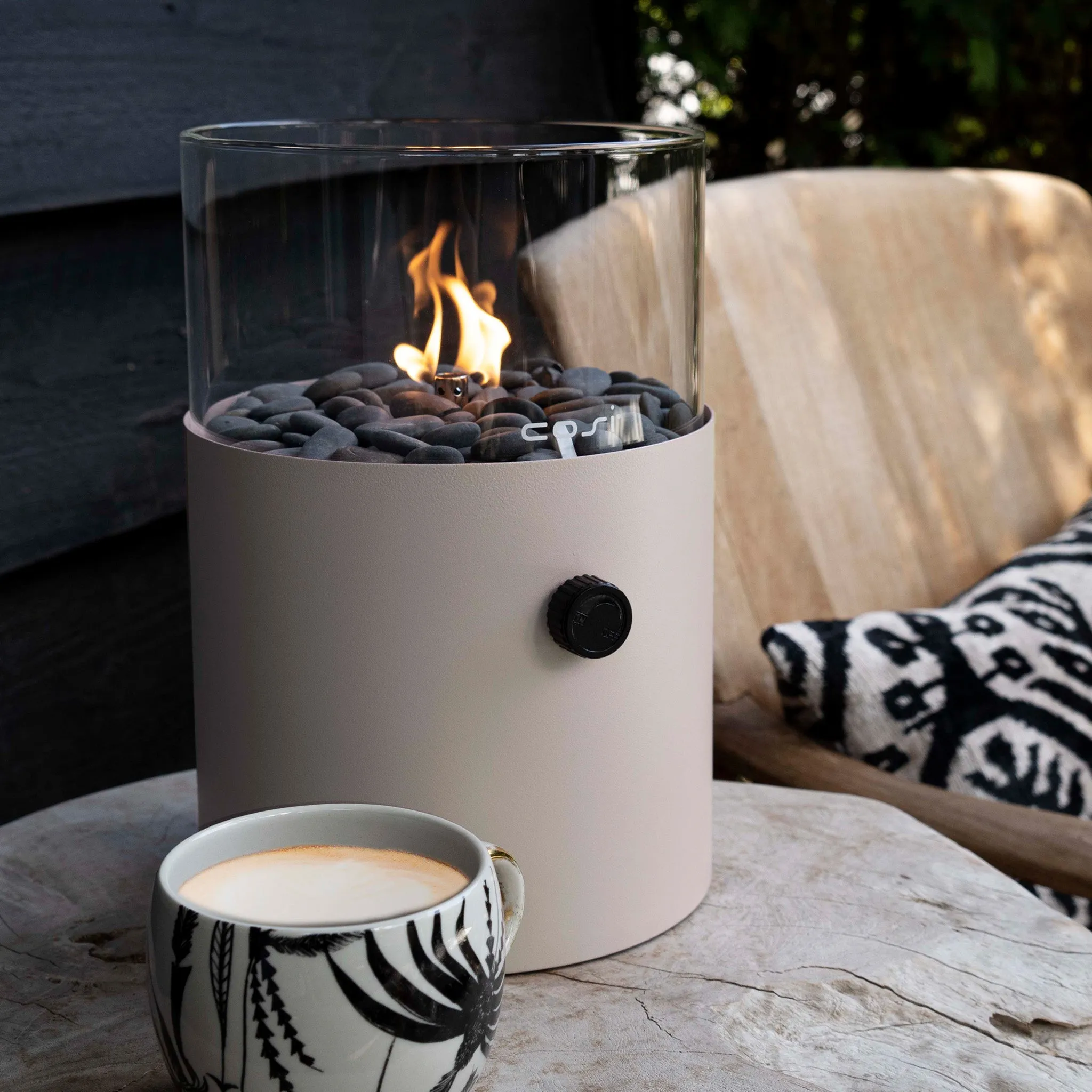 Cosiscoop Fire Lantern in Taupe