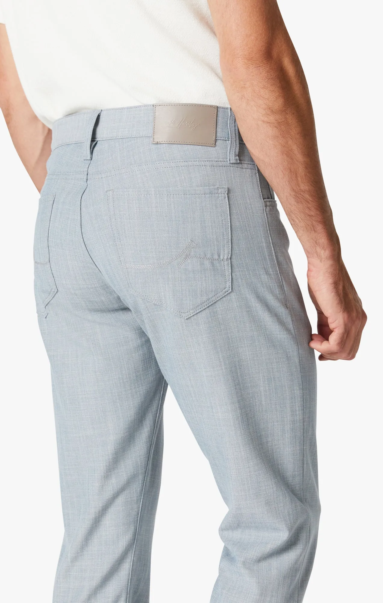 Courage Straight Leg Pants In Bluestone Cross Twill