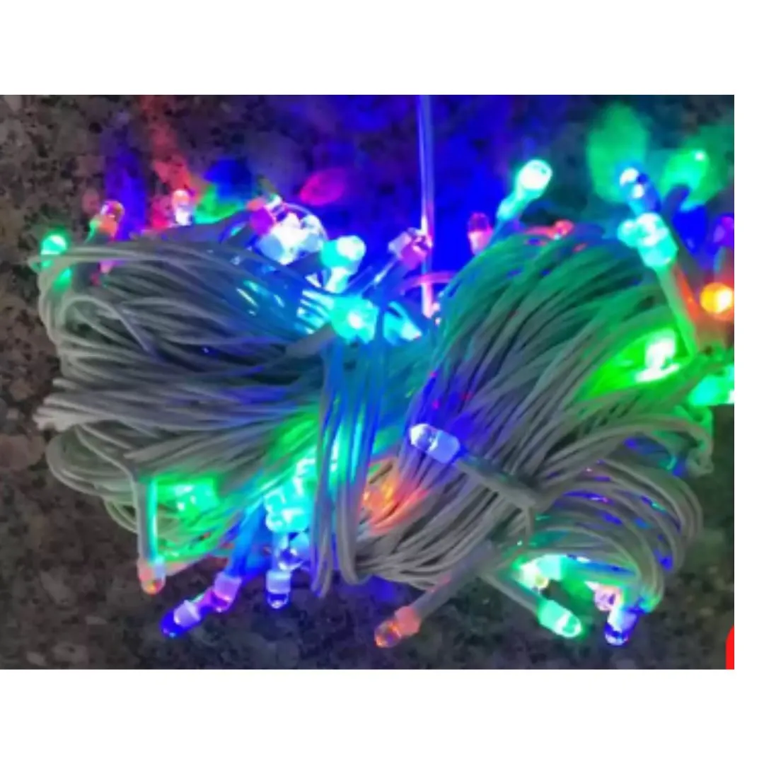 Diwali Lights For Home | Rice Bulb Decorative Light for Diwali Assorted (Multicolour) (22 Bulb, 260 Inch)