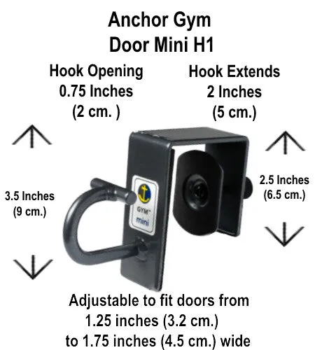 Door Mini Anchor by Anchor Gym | Secure and Adjustable Accessory