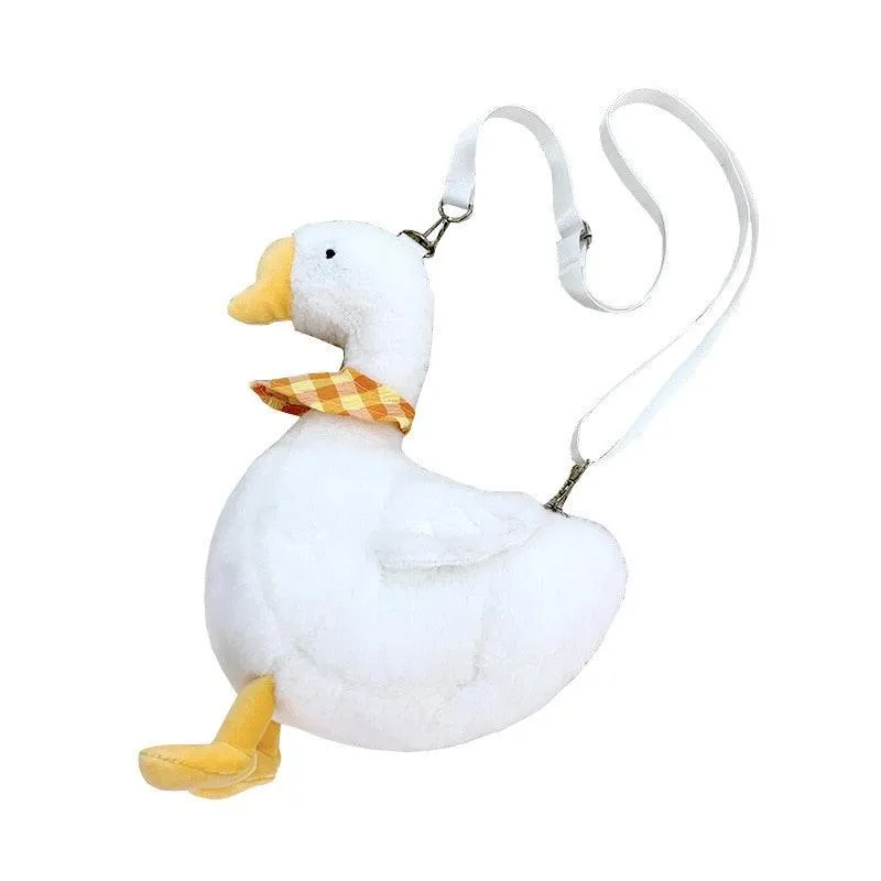 Enchanting Kawaii Goose Plush Bags - Must-Haves for an Adorable Wardrobe