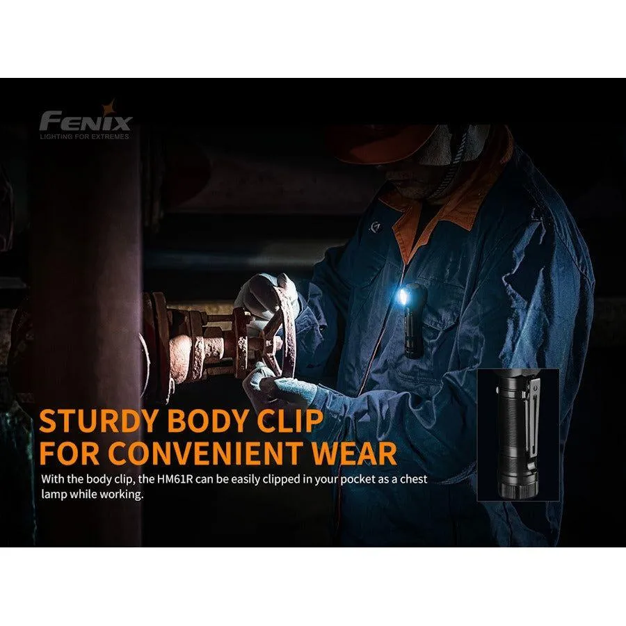 Fenix HM61R V2.0 1600 Lumens Magnetic Rechargeable Headtorch/Handtorch