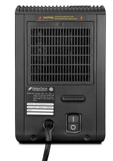 Greentech pureHeat 2-in-1 Dual-Function PTC Heater & All-Season Air Purifier