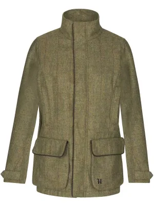 HARKILA Jura GTX Waterproof Tweed Jacket - Womens - Olive