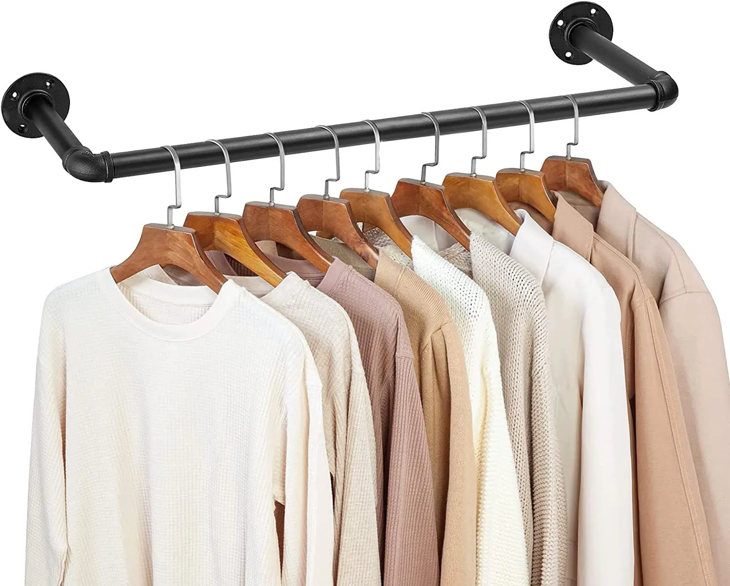 Industrial Pipe Clothes Rack-110CM