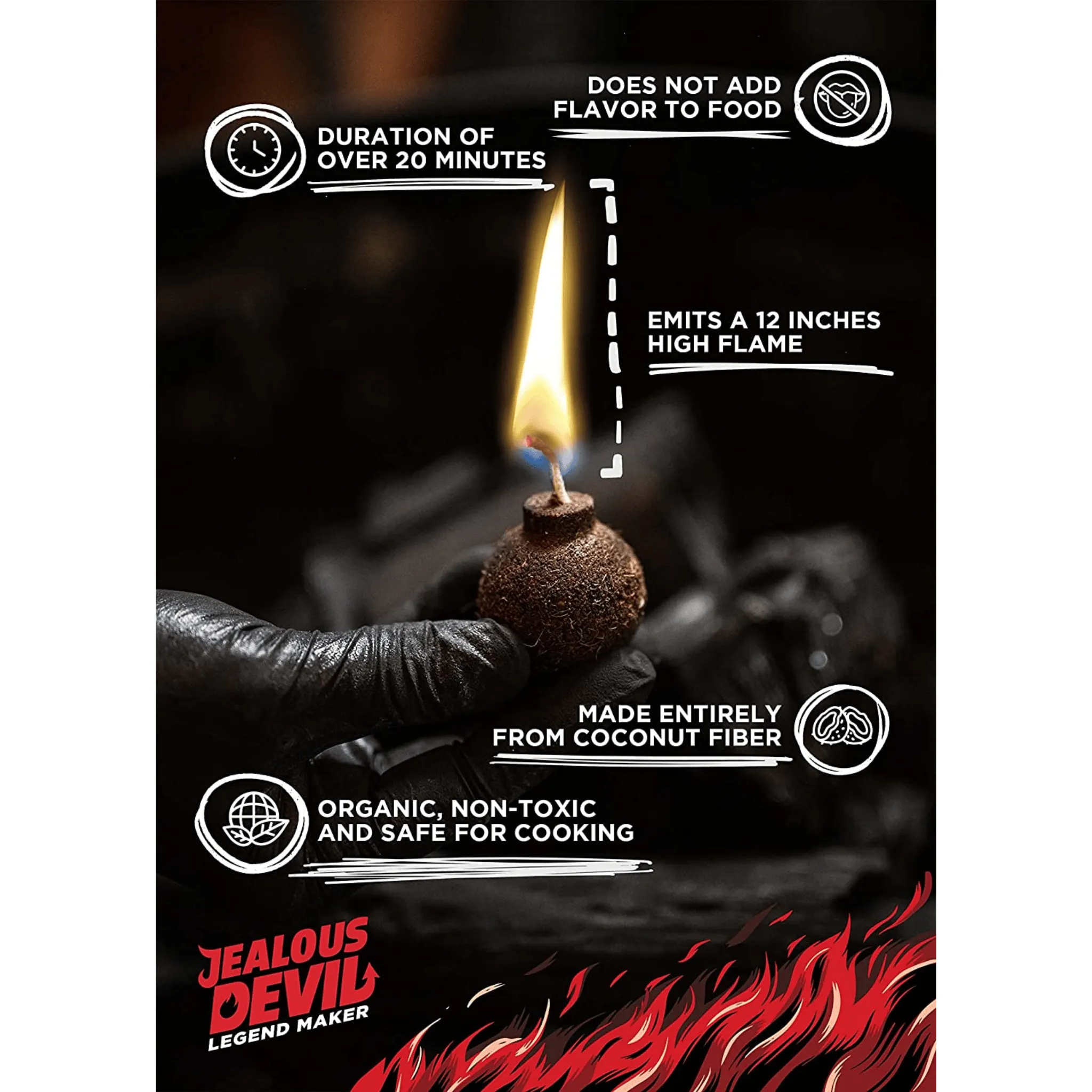 Jealous Devil Boom! Firestarters - 24 Pack