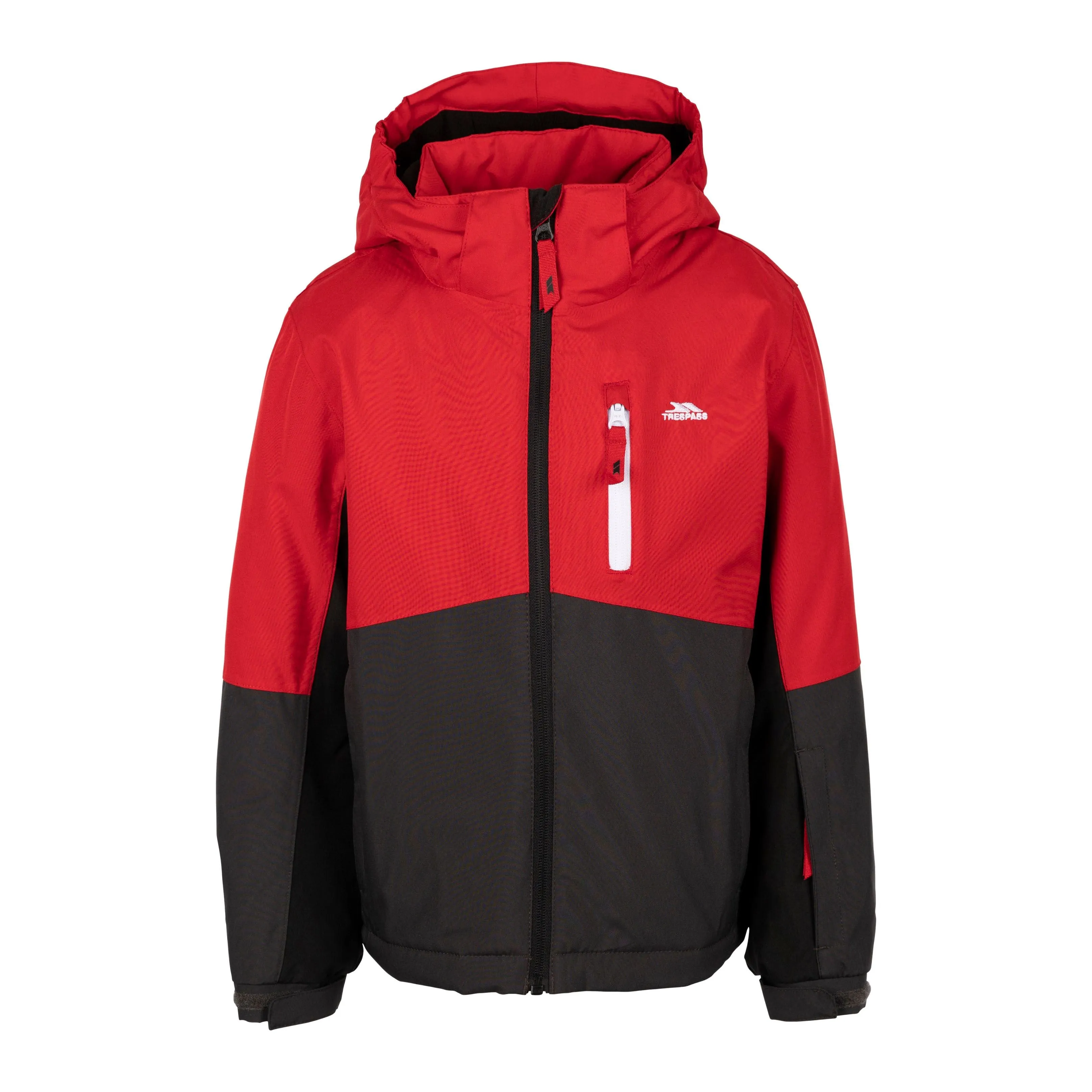 Lennox Kids Padded Waterproof Ski Jacket in Red