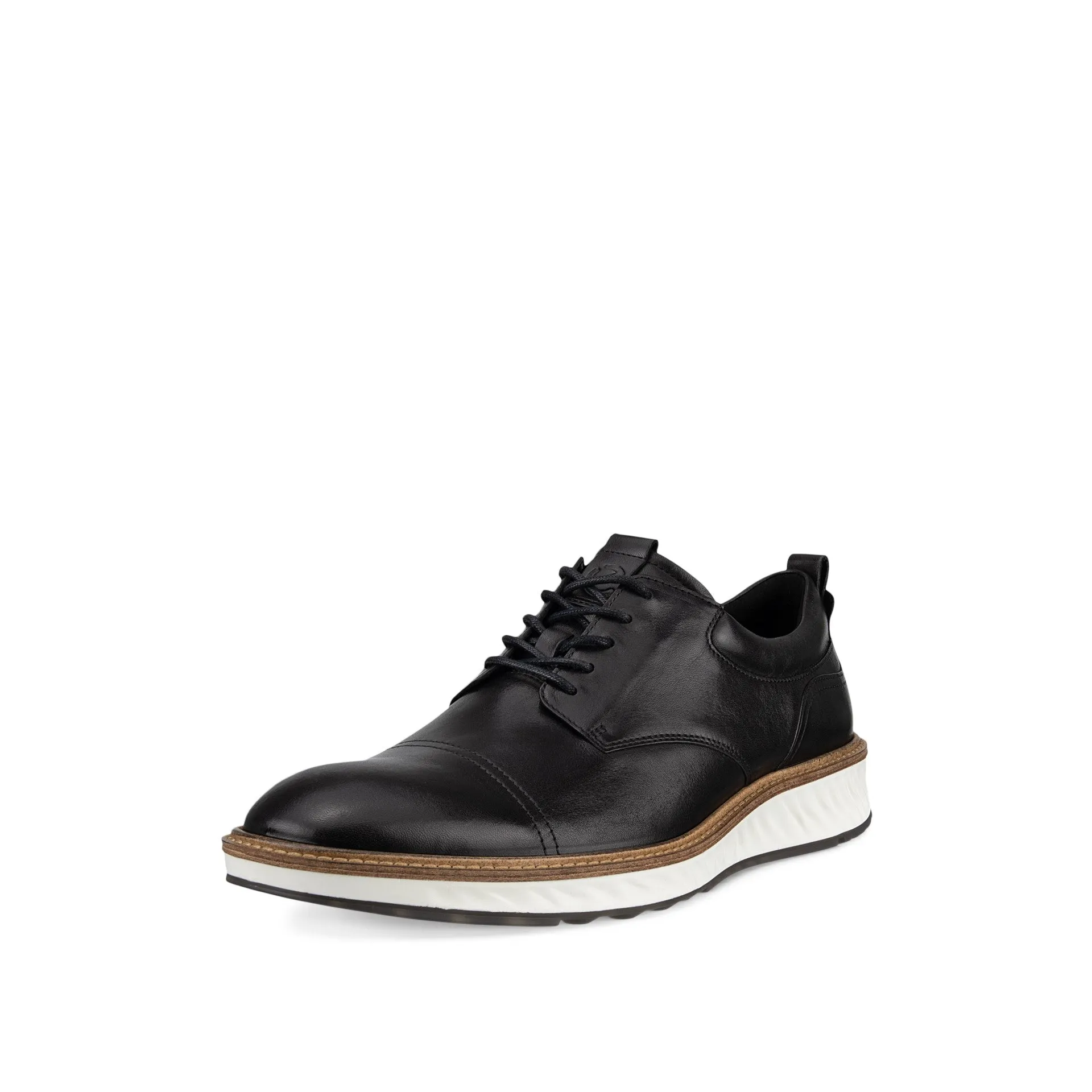 Men's Ecco St.1 Hybrid Derby Shoe Color: Black