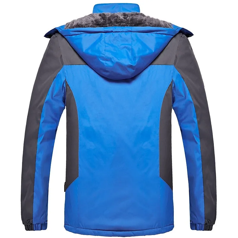 Men's Hoodie Jacket Ski Jacket Hiking Fleece Jacket Winter Outdoor