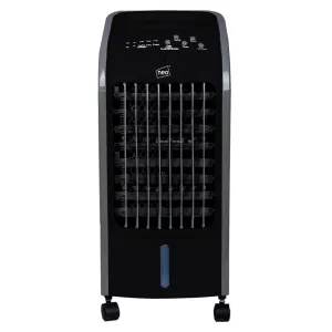 Neo Black 4 Litre 80W Oscillating Portable Evaporative Cooler Fan with Remote