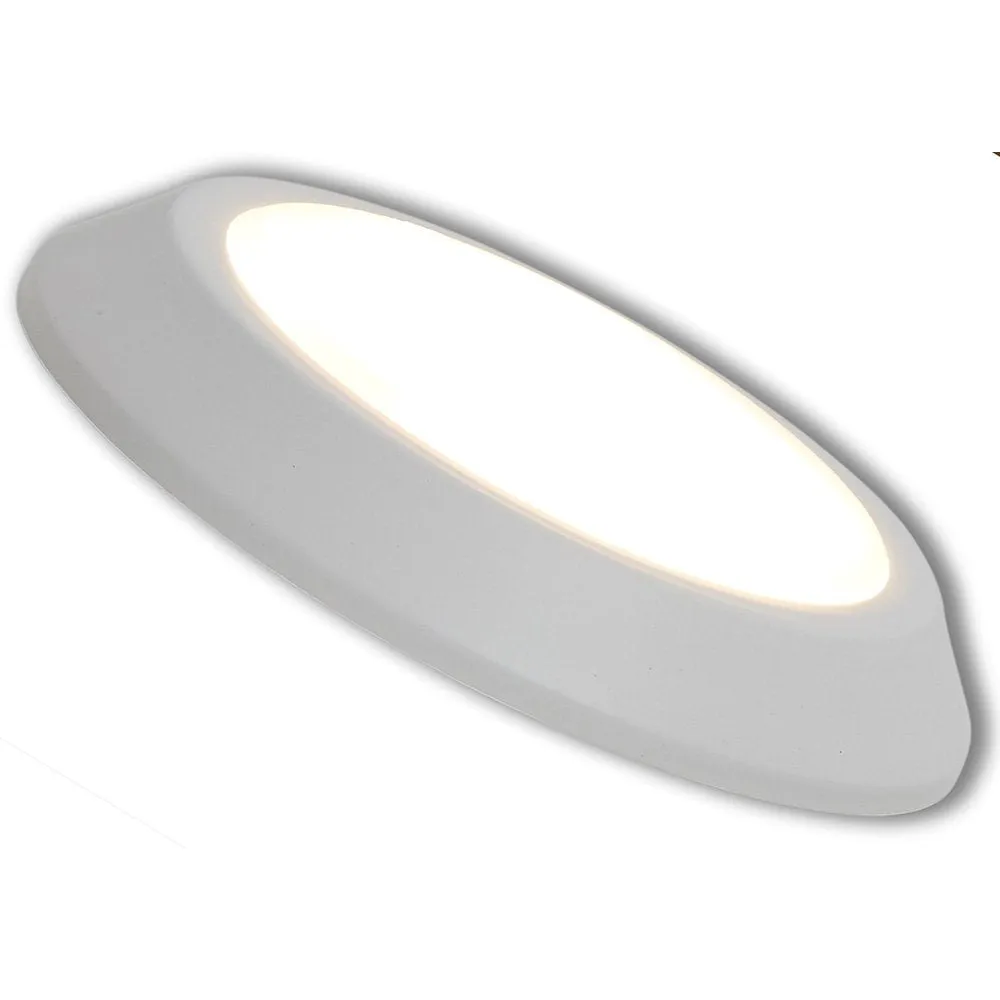 New Modern Round LED Ceiling Light | Contemporary Sleek Circular Design | Frosted Fixture