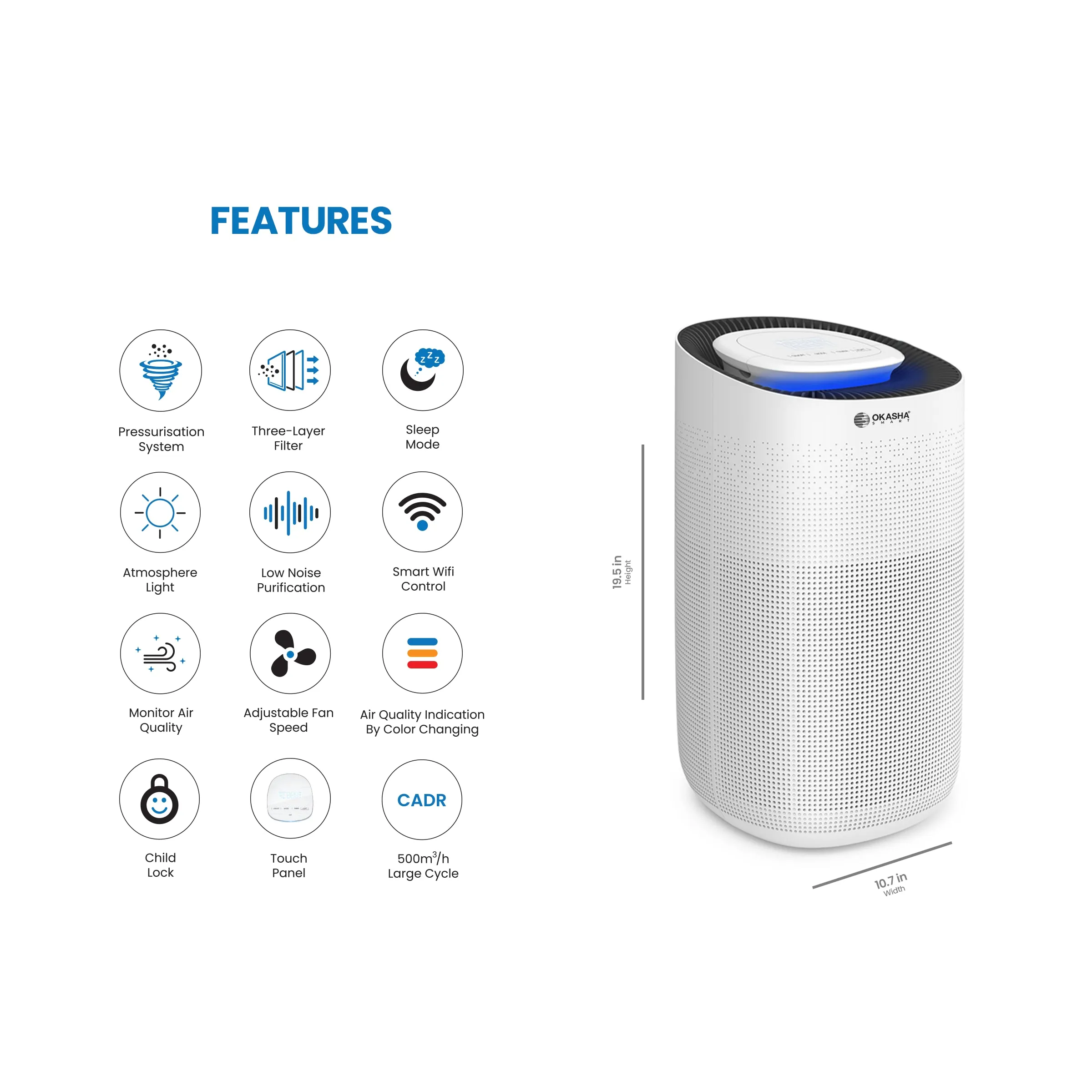 Okasha Smart Air Purifier