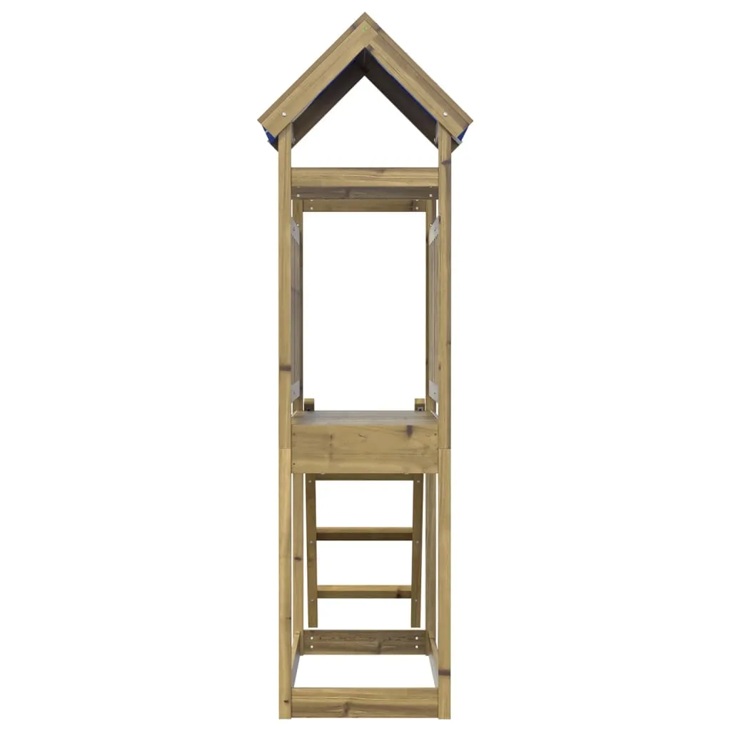 Play Tower with Ladder 110.5x52.5x215 cm Impregnated Wood Pine