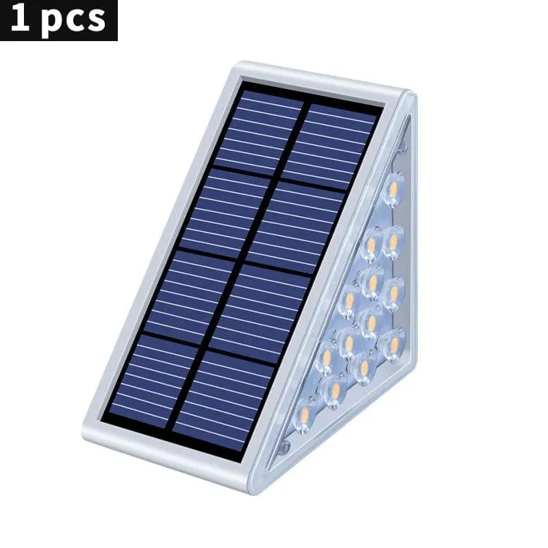 Product Title: Super Bright LED Outdoor Solar Light Step Lamp for Garden Deck - Waterproof & Anti-theft - Decorative Lighting