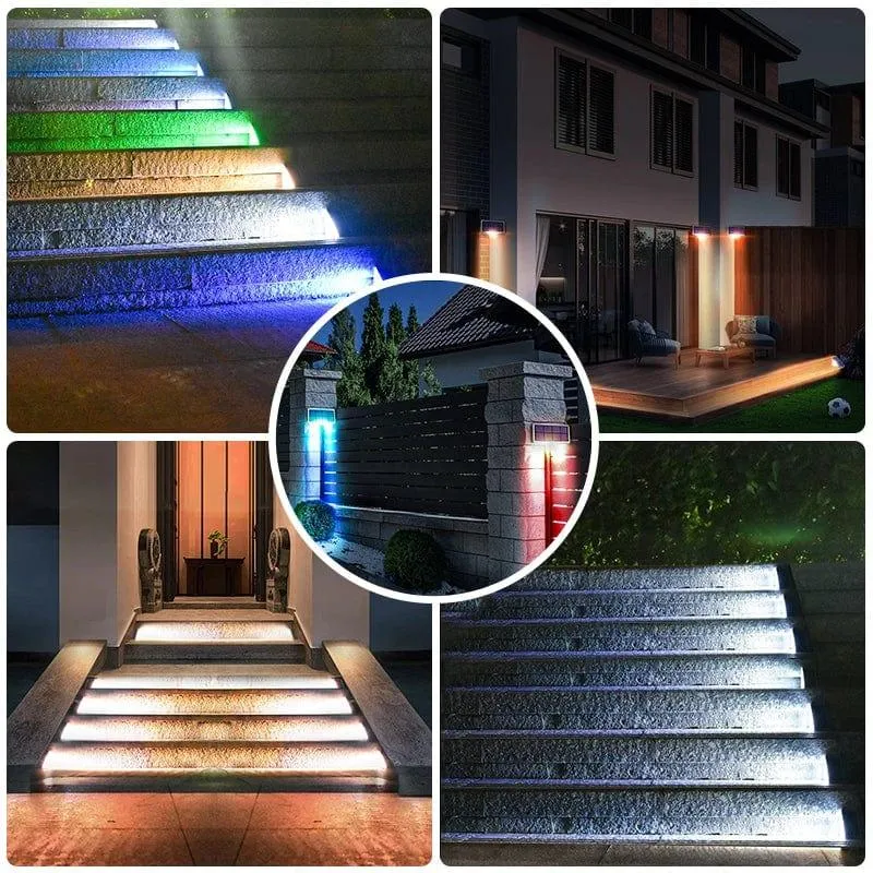 Product Title: Super Bright LED Outdoor Solar Light Step Lamp for Garden Deck - Waterproof & Anti-theft - Decorative Lighting