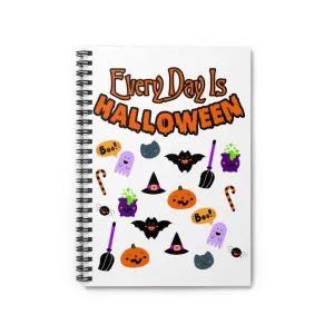 "Everyday is Halloween" Spooky Adorable Spiral Notebook