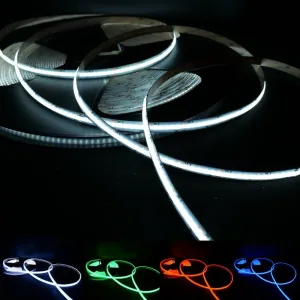 RGB COB LED Strip 24V IP20 non-Waterproof 840 LEDs/m 10mm wide