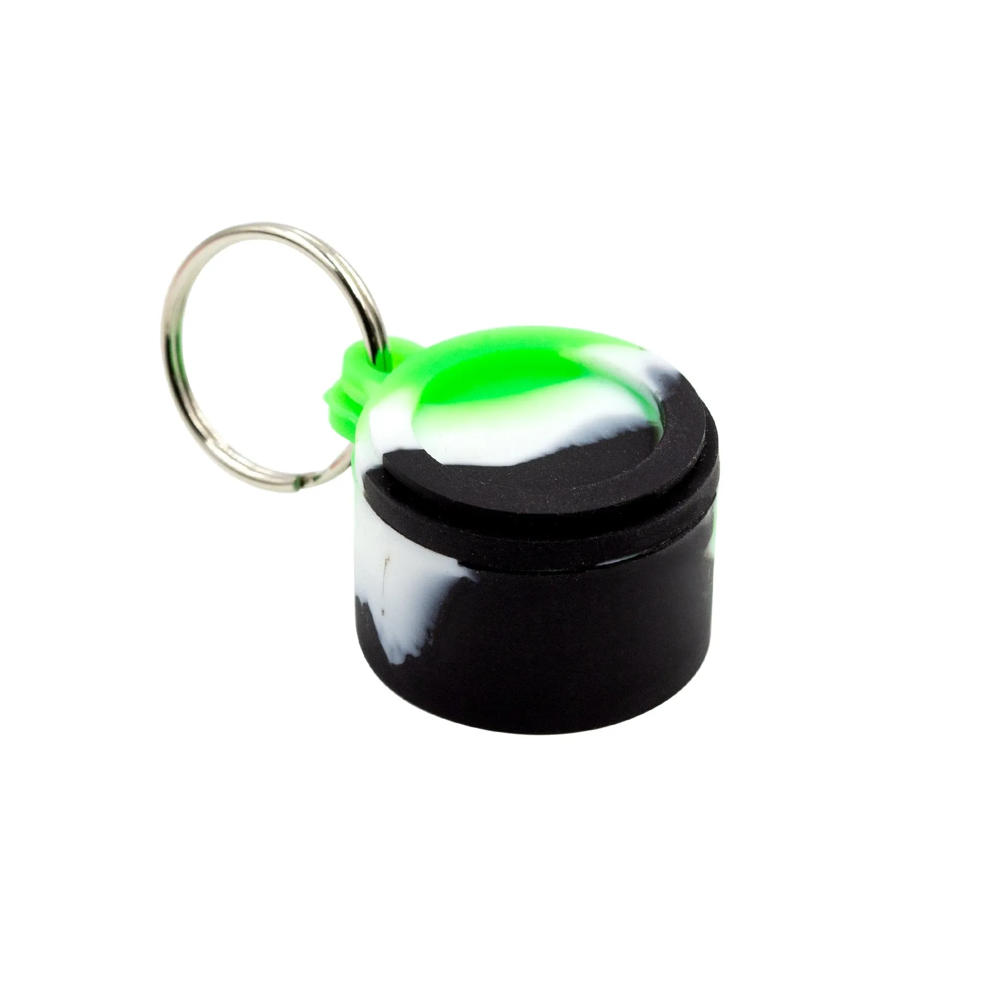 Round Silicone Keychain Wax Container